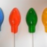 223 Light Bulb Christmas Chocolate or Hard Candy Lollipop Mold